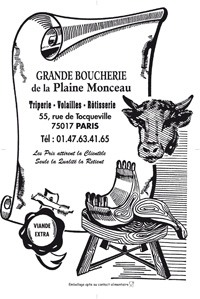 Grande boucherie de la plaine Monceau